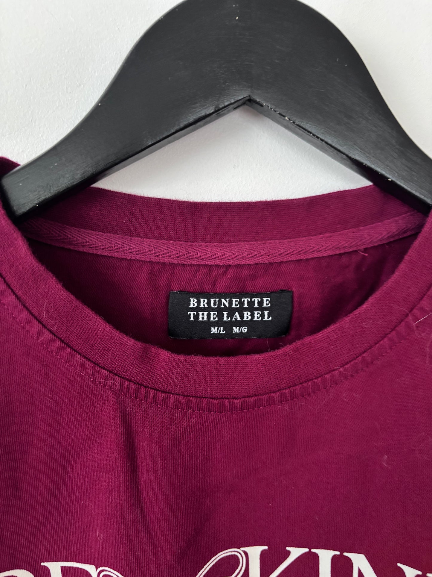 Brunette the Label Be Kind Shirt | Sz M/L (Small fit)