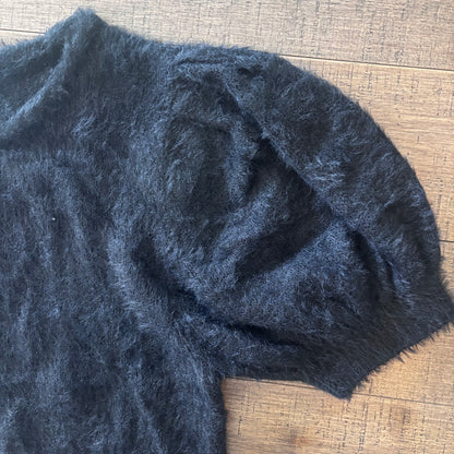 Old Navy Fuzzy Black Top | Sz Large