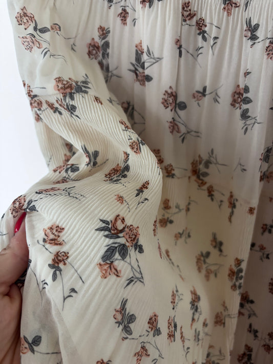 No Brand Floral Twirl Skirt | Sz Large