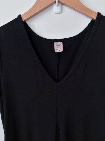Smash + Tess  Sunday Romper in Midnight Black | Sz Small (oversized)