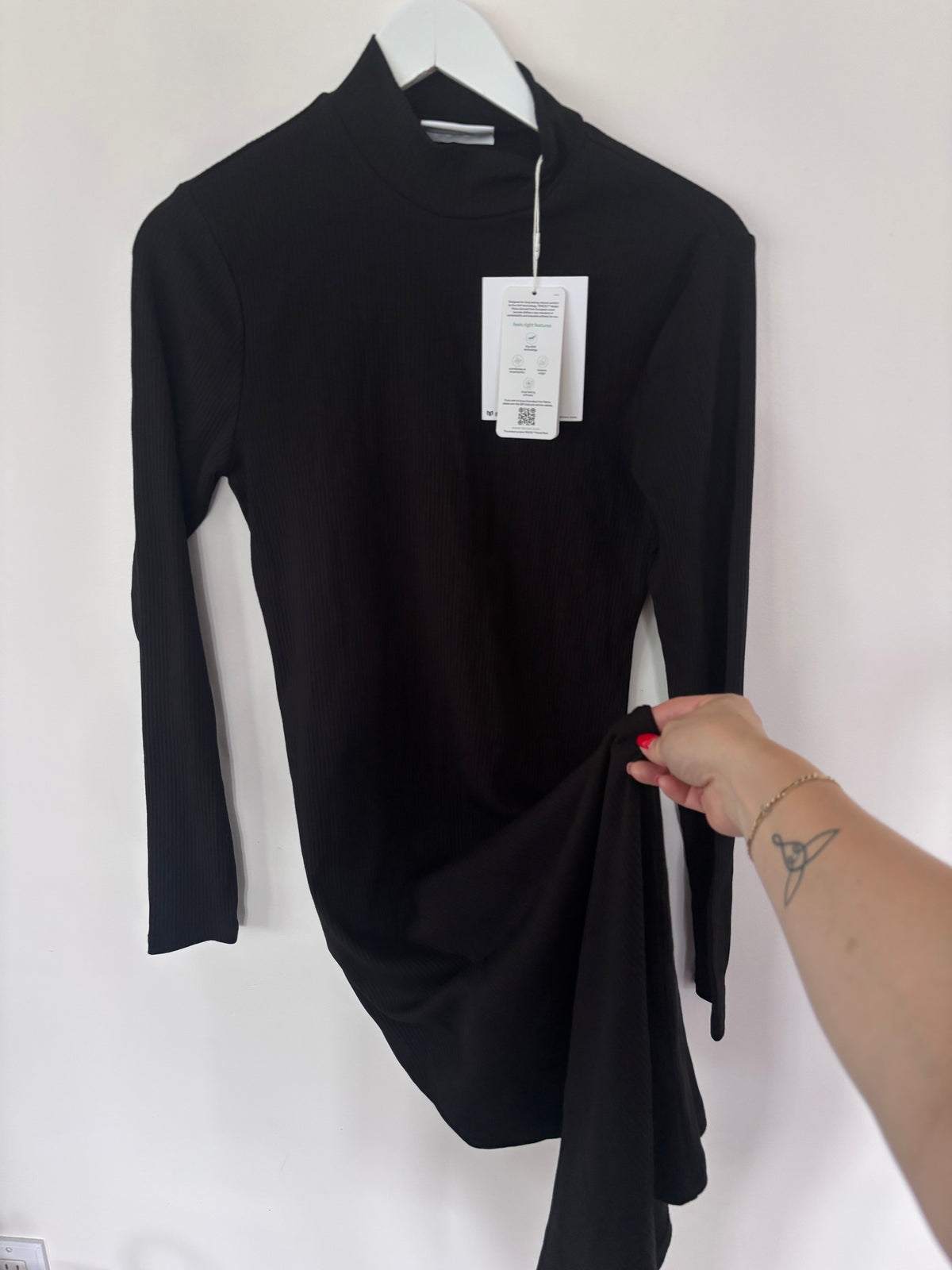 Minimum Long Sleeve Black Dress NWT | Sz Large