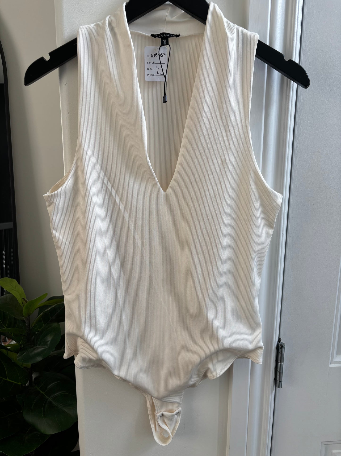 Dynamite Ribbed Bodysuit | Large