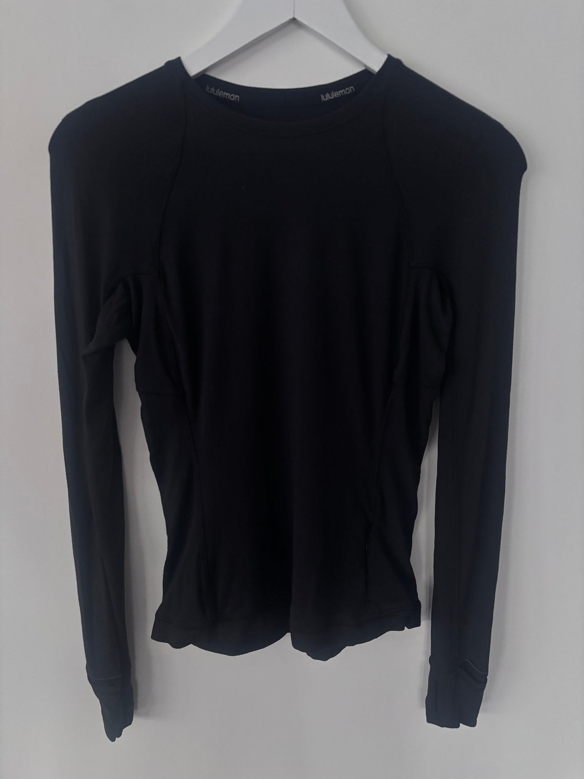 Lululemon Its Rulu Run Long Sleeve Shirt In Black | Sz 6