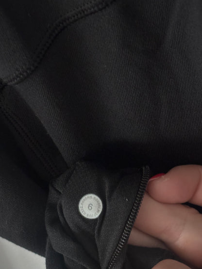 Lululemon Its Rulu Run Long Sleeve Shirt In Black | Sz 6