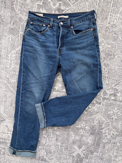 Levi's Wedgie Straight Ankle Jeans | Sz 30 (1% elastane, fits 28/29)