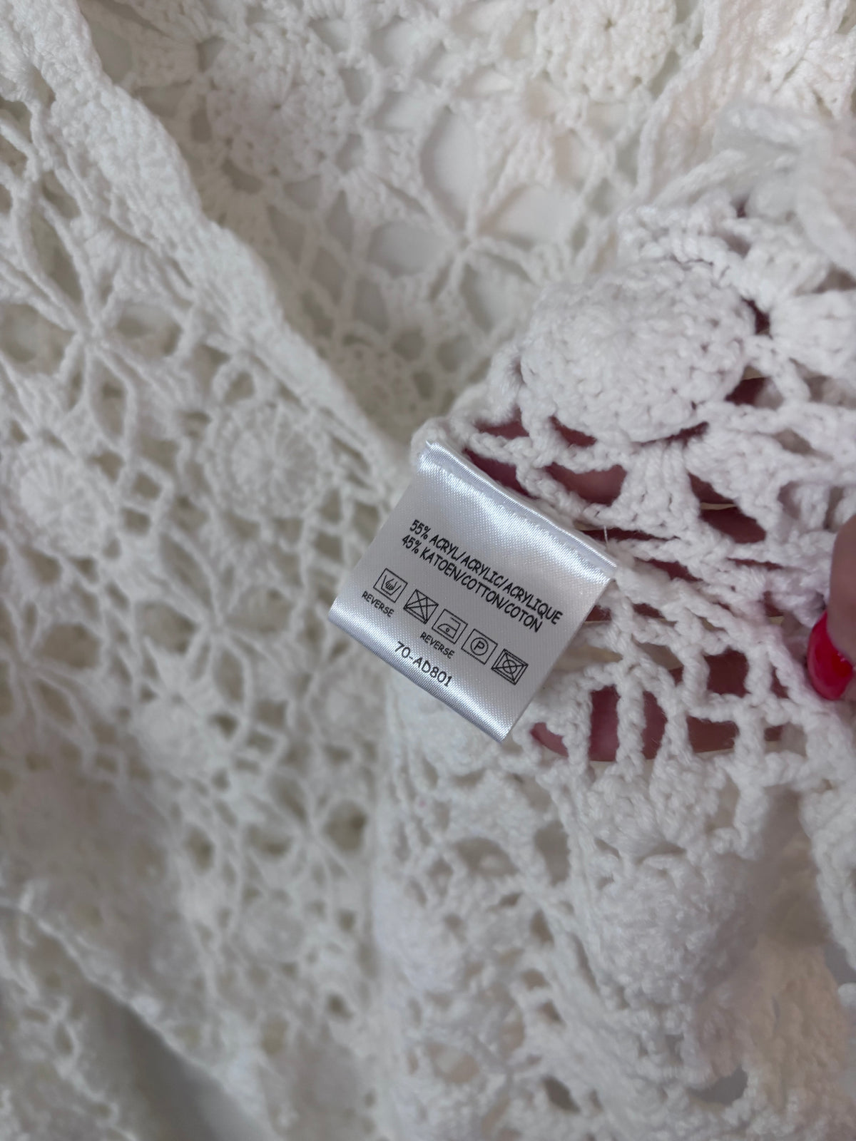Vintage Bandolera Crochet Cardigan | Sz Small (would also fit M)