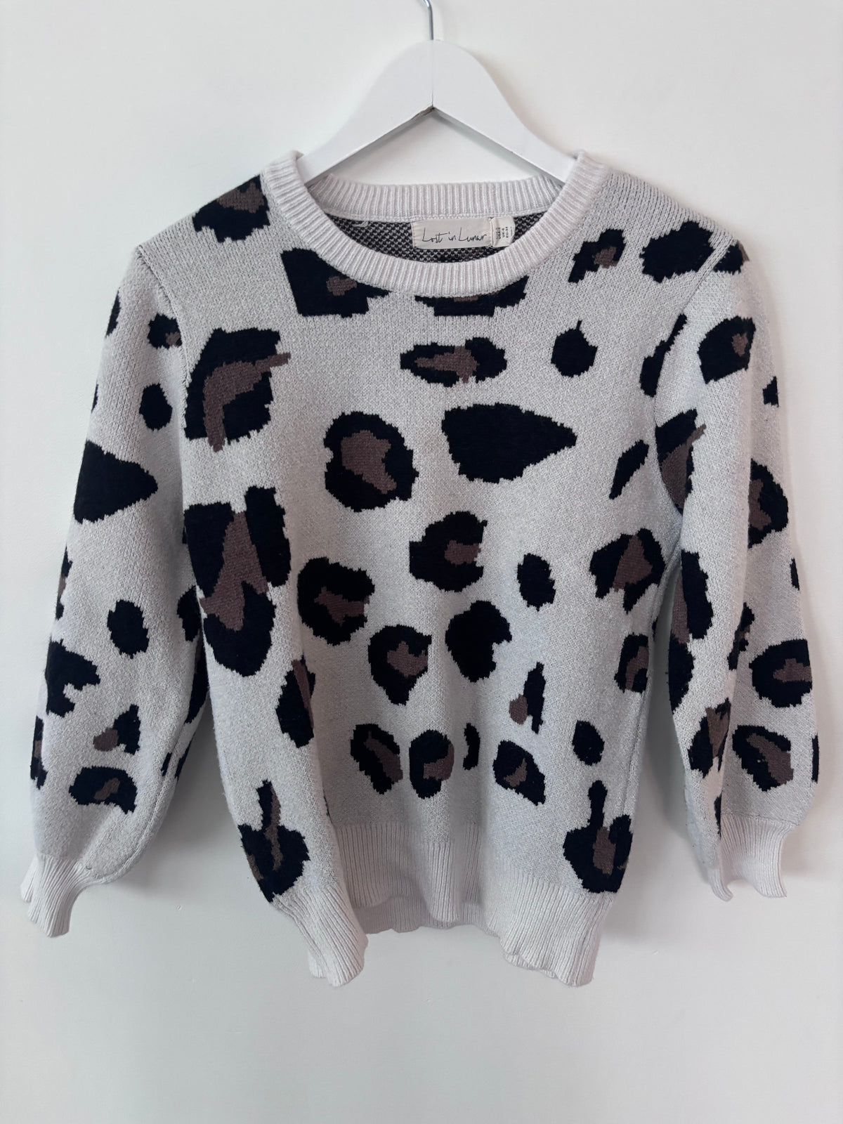Lost in Lunar Animal Print Sweater | Sz XS (would fit sz Small)