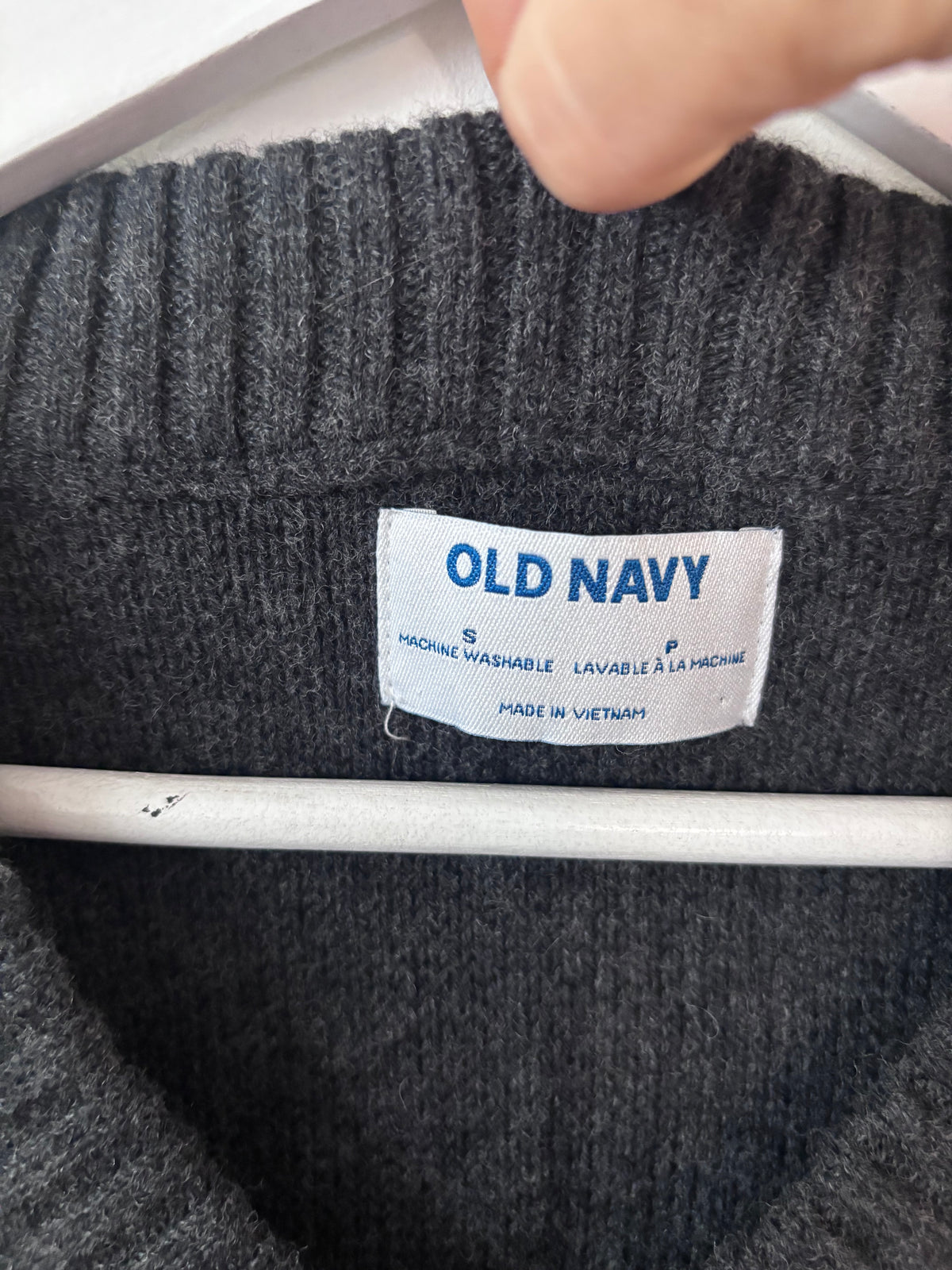 Old Navy Wool-Blend Cable-Knit Vest | Sz Small