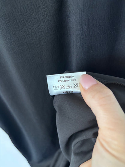Macade Black Sleeveless Golf Shirt | Sz Small