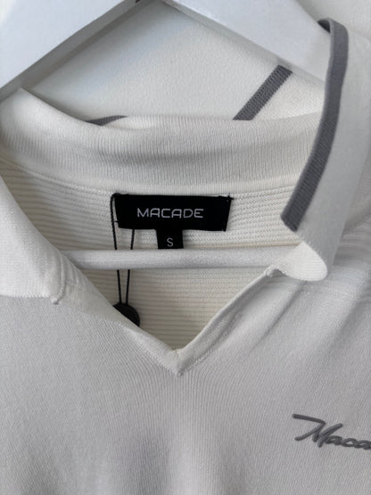 Macade White Vera Polo Golf Shirt NWT | Sz Small