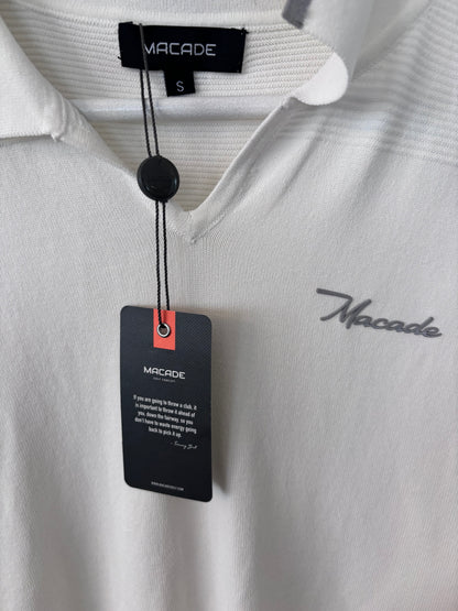 Macade White Vera Polo Golf Shirt NWT | Sz Small