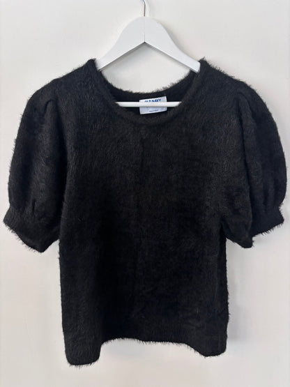 Old Navy Fuzzy Black Top | Sz Large
