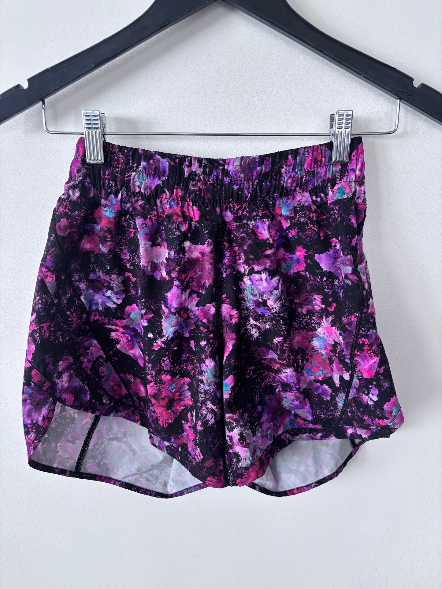 Lululemon Track That Short 5" Fluoro Floral Multi | Sz 6