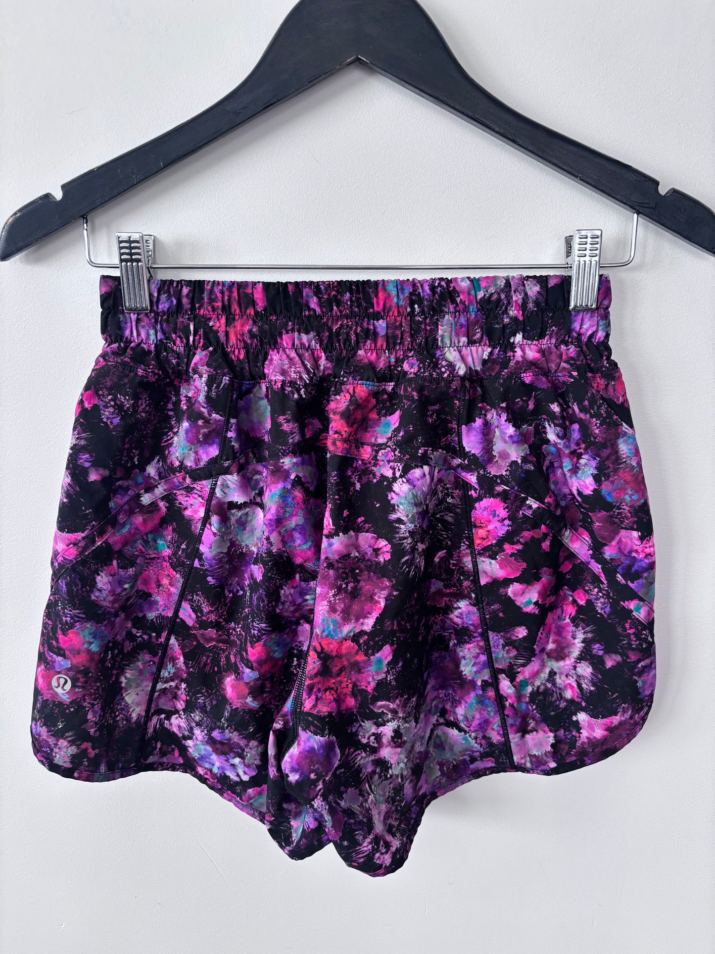 Lululemon Track That Short 5" Fluoro Floral Multi | Sz 6