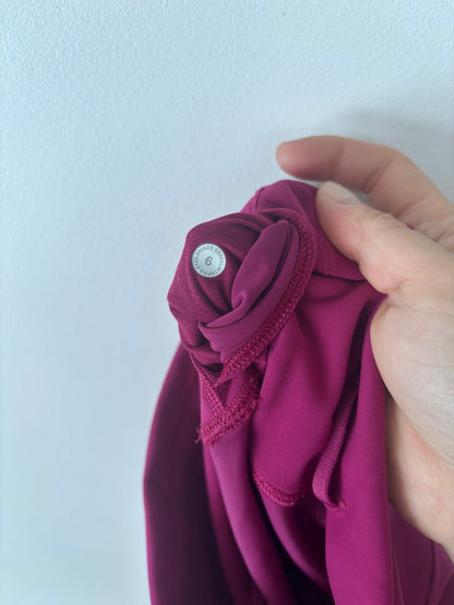 Lululemon Wunder Train High-Rise Shorts 6" Magenta Purple | Sz 6