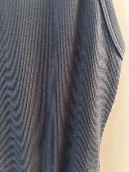 A&F Blue Grey Ribbed Bodysuit | Sz Medium