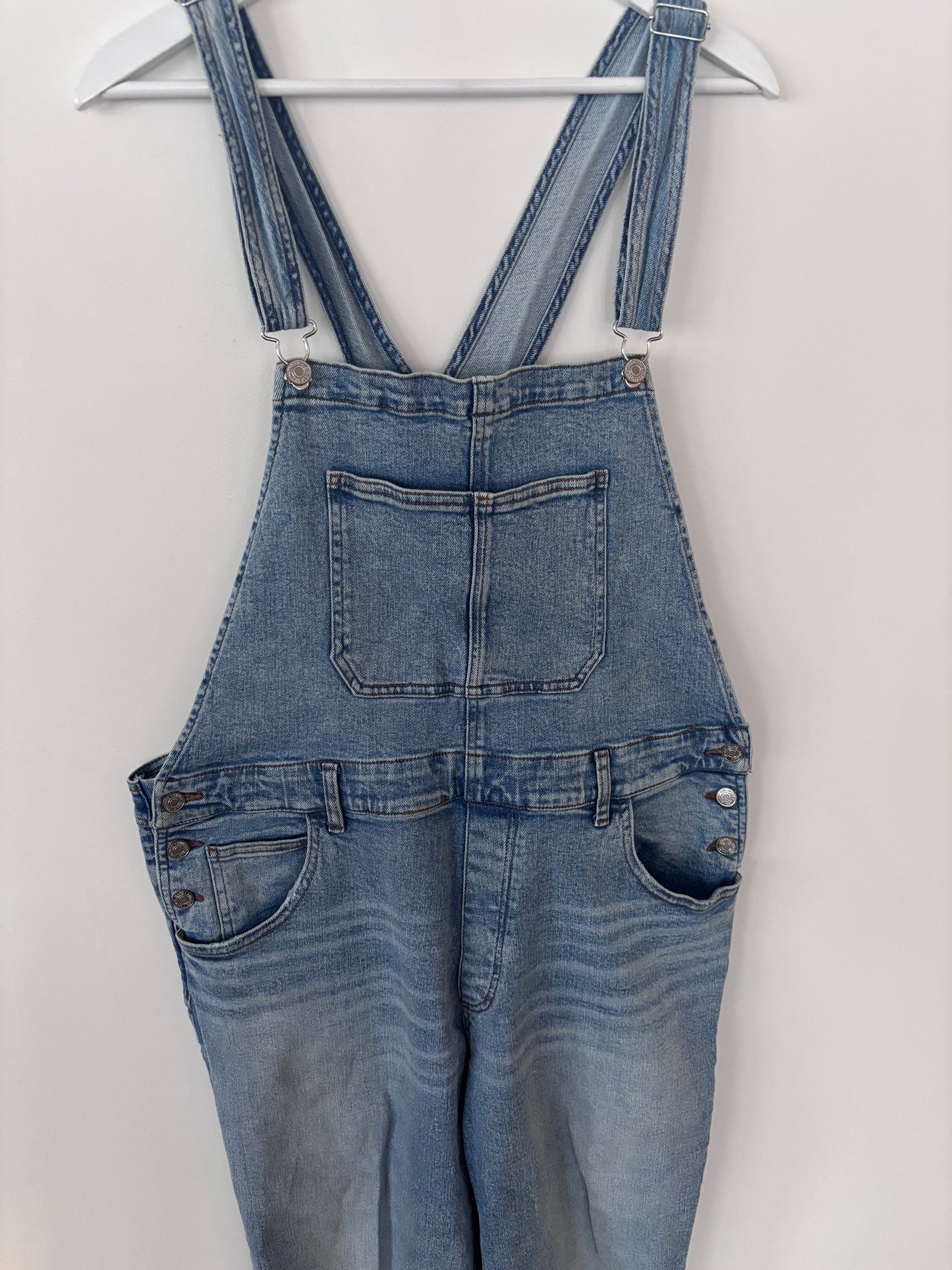 Silver Baggy Straight Leg Overall | Sz XL (AR1)