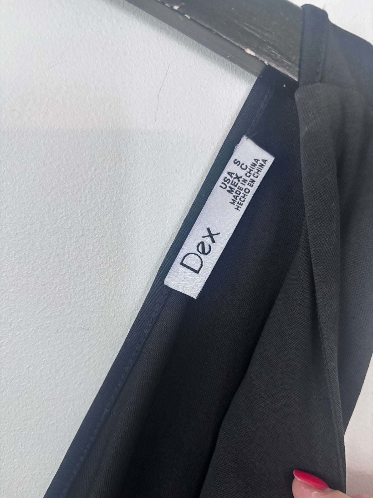 Dex Black/Grey Dress | Sz Small