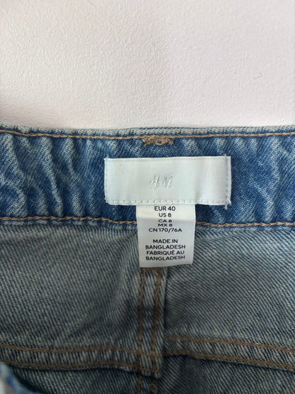 H&M Regular Waist Barrel Leg Jeans | Sz 8 (fit like 29)