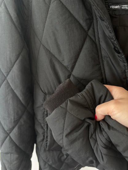 Twik Diamond Quilted Hooded Puffer Jacket| Sz Small (fits like Medium/Large)