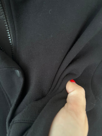 Cabi Low Key Hooded Soft Bomber Sweater/Jacket | Sz Medium (generous fit)