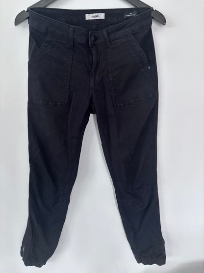 Mavi Ivy Slim Cargo Pants in black | Sz 28