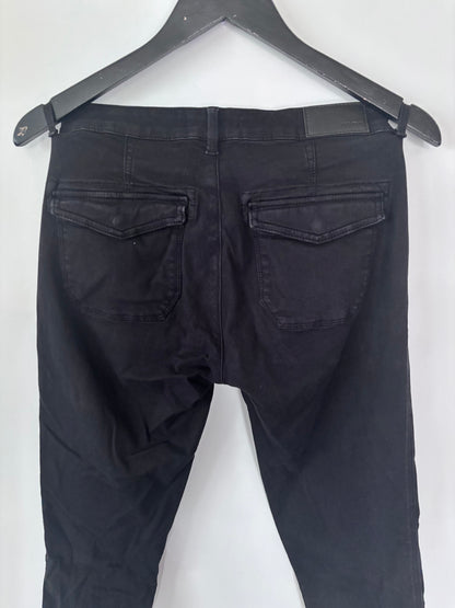 Mavi Ivy Slim Cargo Pants in black | Sz 28
