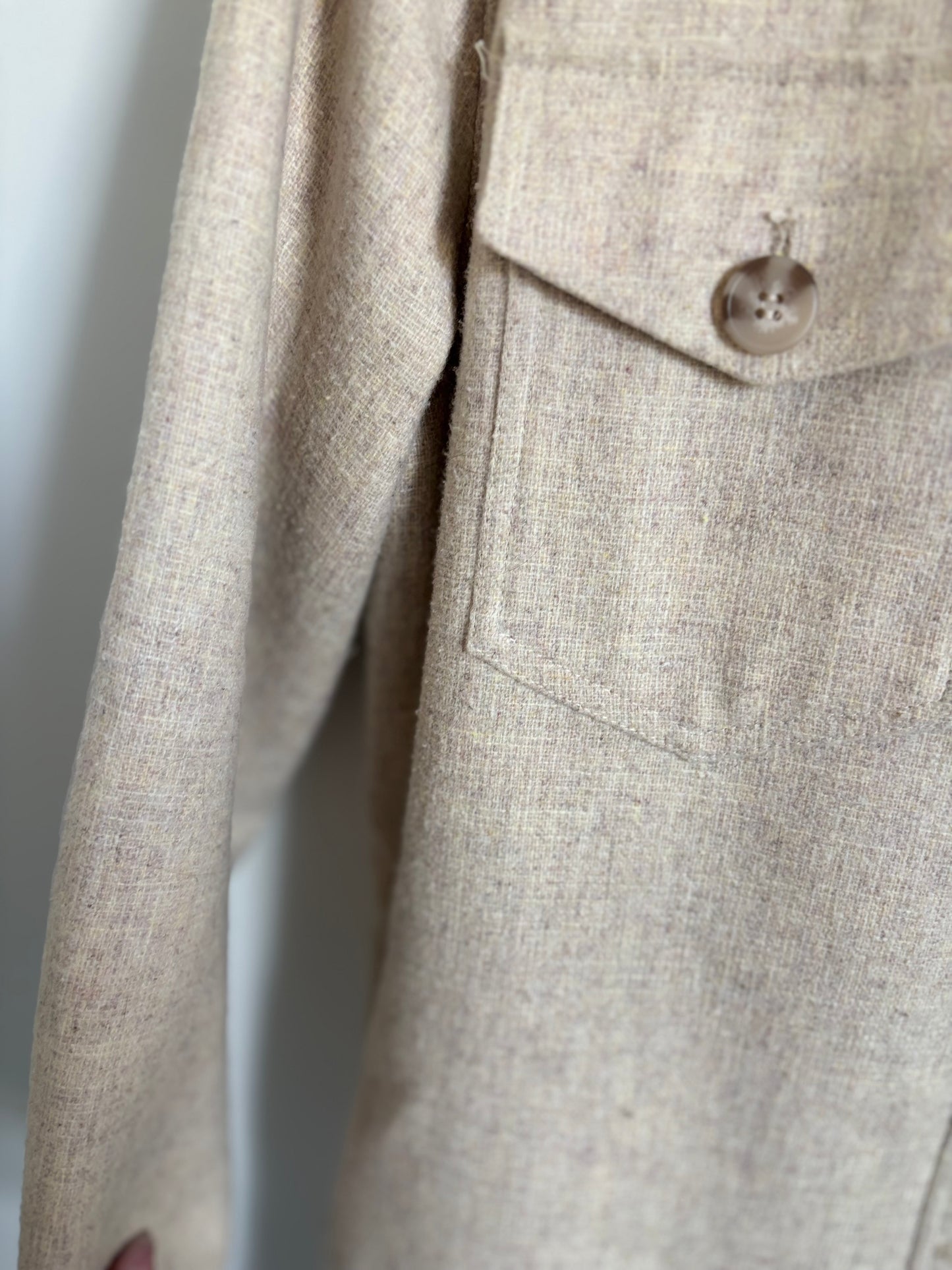 Gentle Fawn Beige Kyleen Jacket | XS (oversized fit) (O48L4)