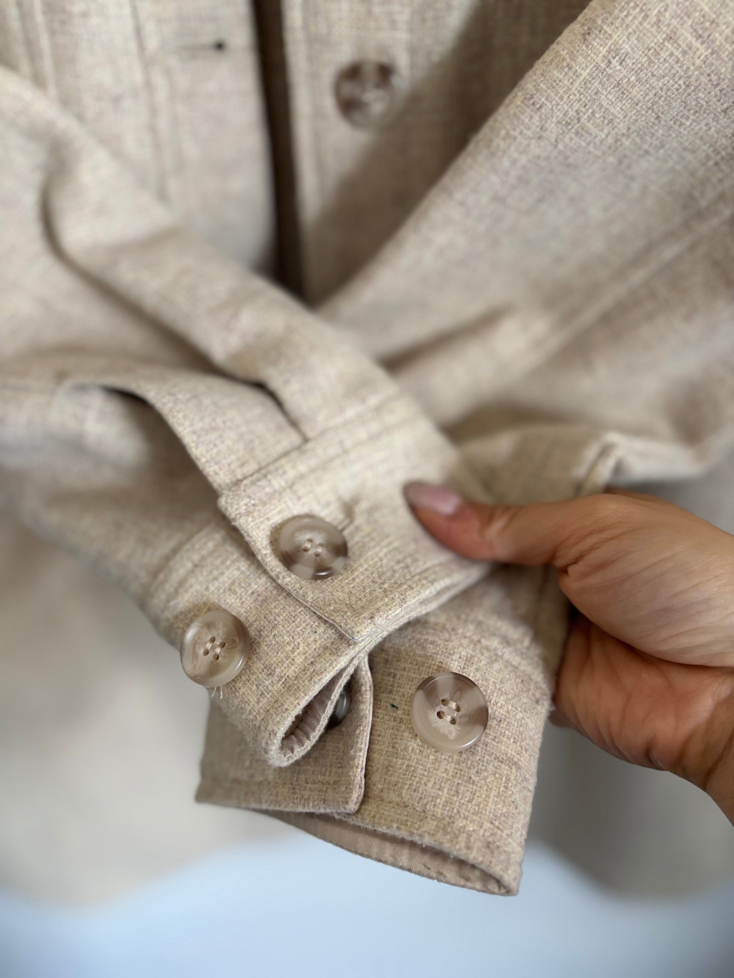 Gentle Fawn Beige Kyleen Jacket | XS (oversized fit) (O48L4)