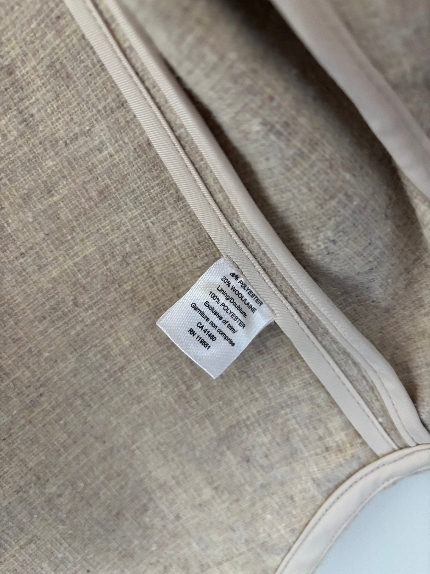 Gentle Fawn Beige Kyleen Jacket | XS (oversized fit) (O48L4)