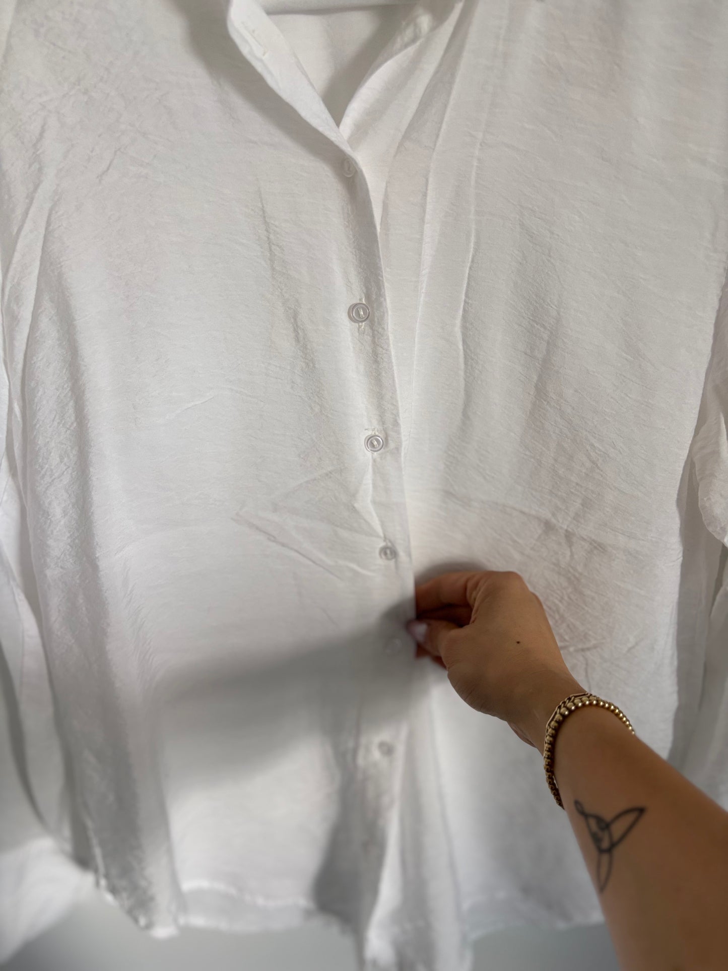 Dynamite Frida Oversized Airflow Shirt | XS Oversized (O16L4)