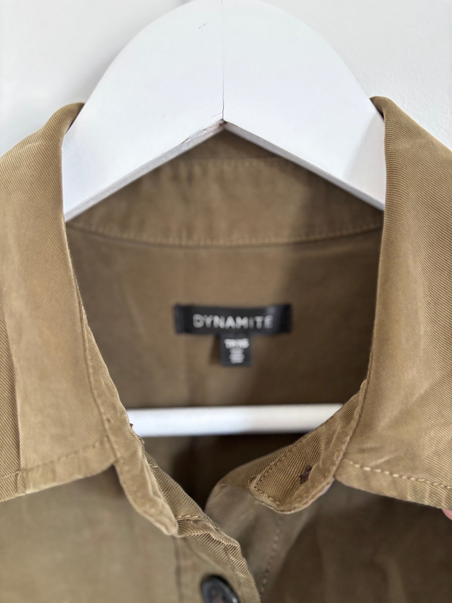 Dynamite Cropped Utility Shirt Jacket | XS Oversized (O20L4)