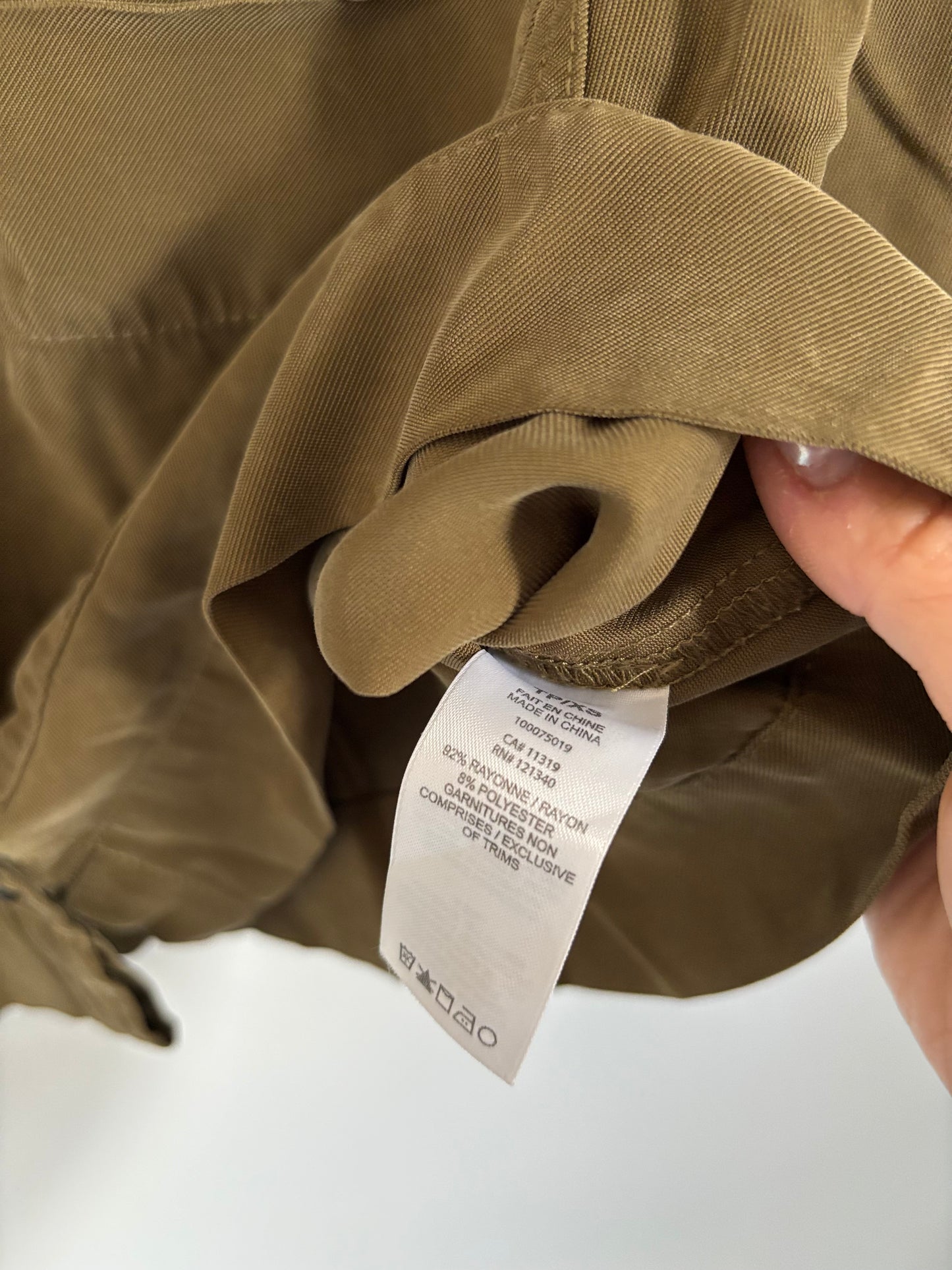 Dynamite Cropped Utility Shirt Jacket | XS Oversized (O20L4)