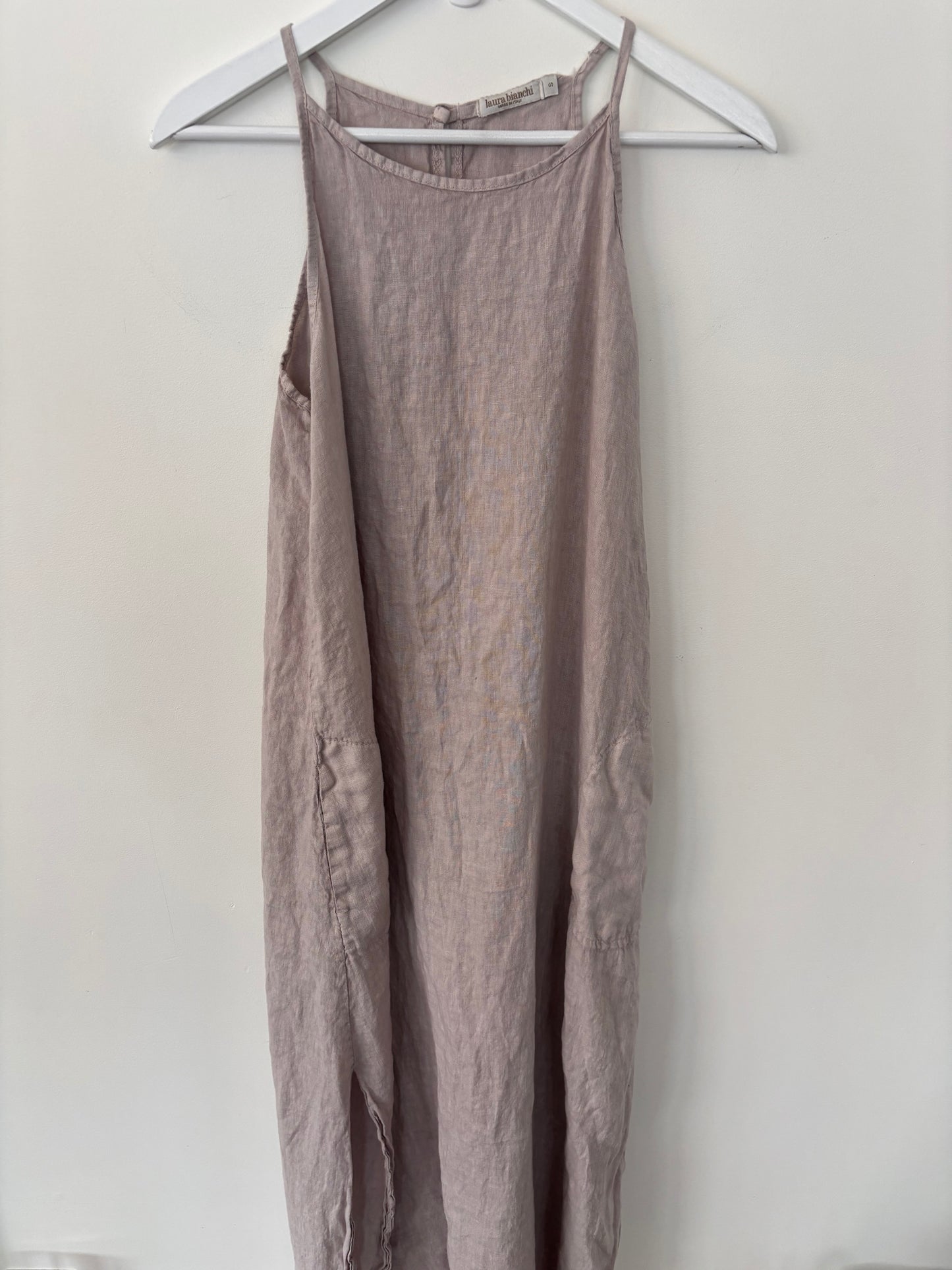 Laura Bianchi 100% Linen Dress | Sz Small (flaw)