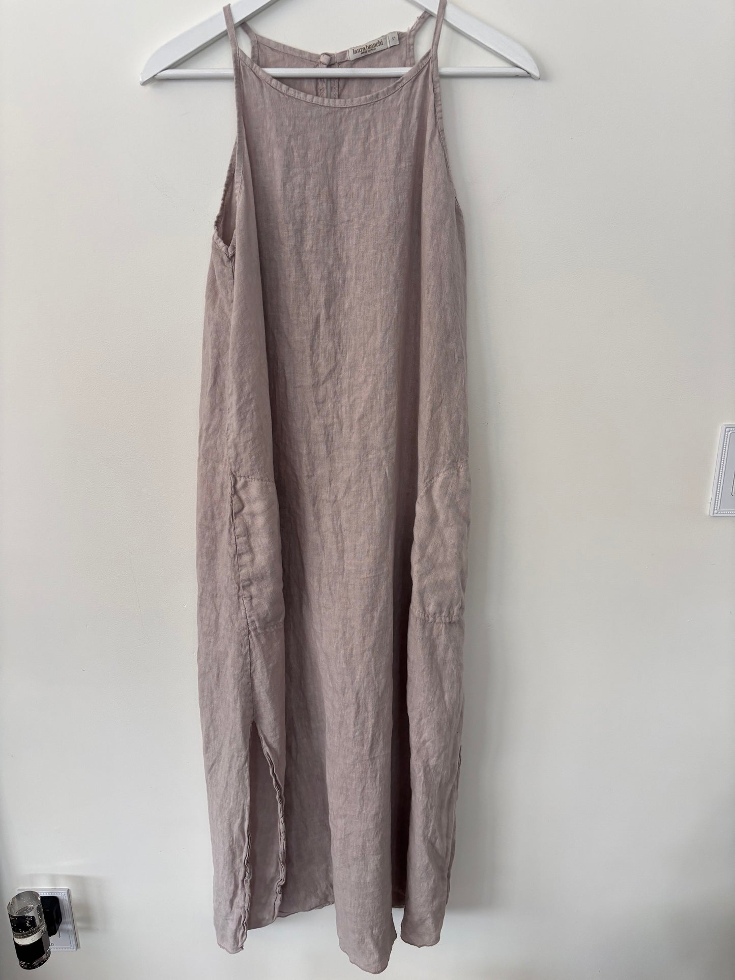 Laura Bianchi 100% Linen Dress | Sz Small (flaw)
