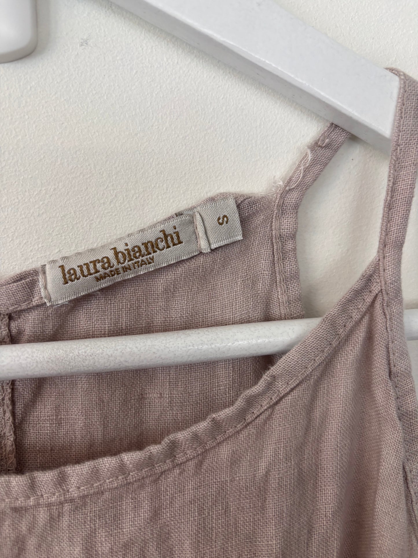 Laura Bianchi 100% Linen Dress | Sz Small (flaw)