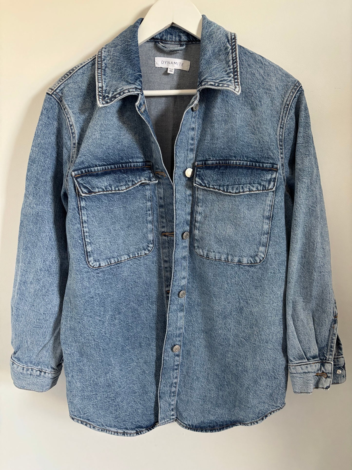 Dynamite Oakland Denim Shirt Jacket | XSmall (very oversized) (O19L4)