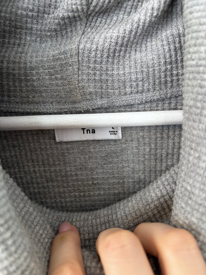 Aritzia TNA Thermal Cowlneck in Grey | Sz Large