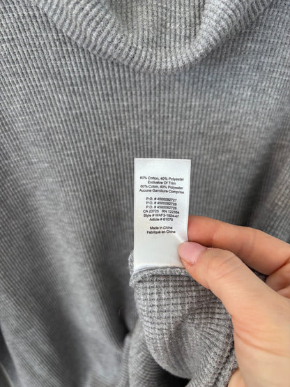 Aritzia TNA Thermal Cowlneck in Grey | Sz Large