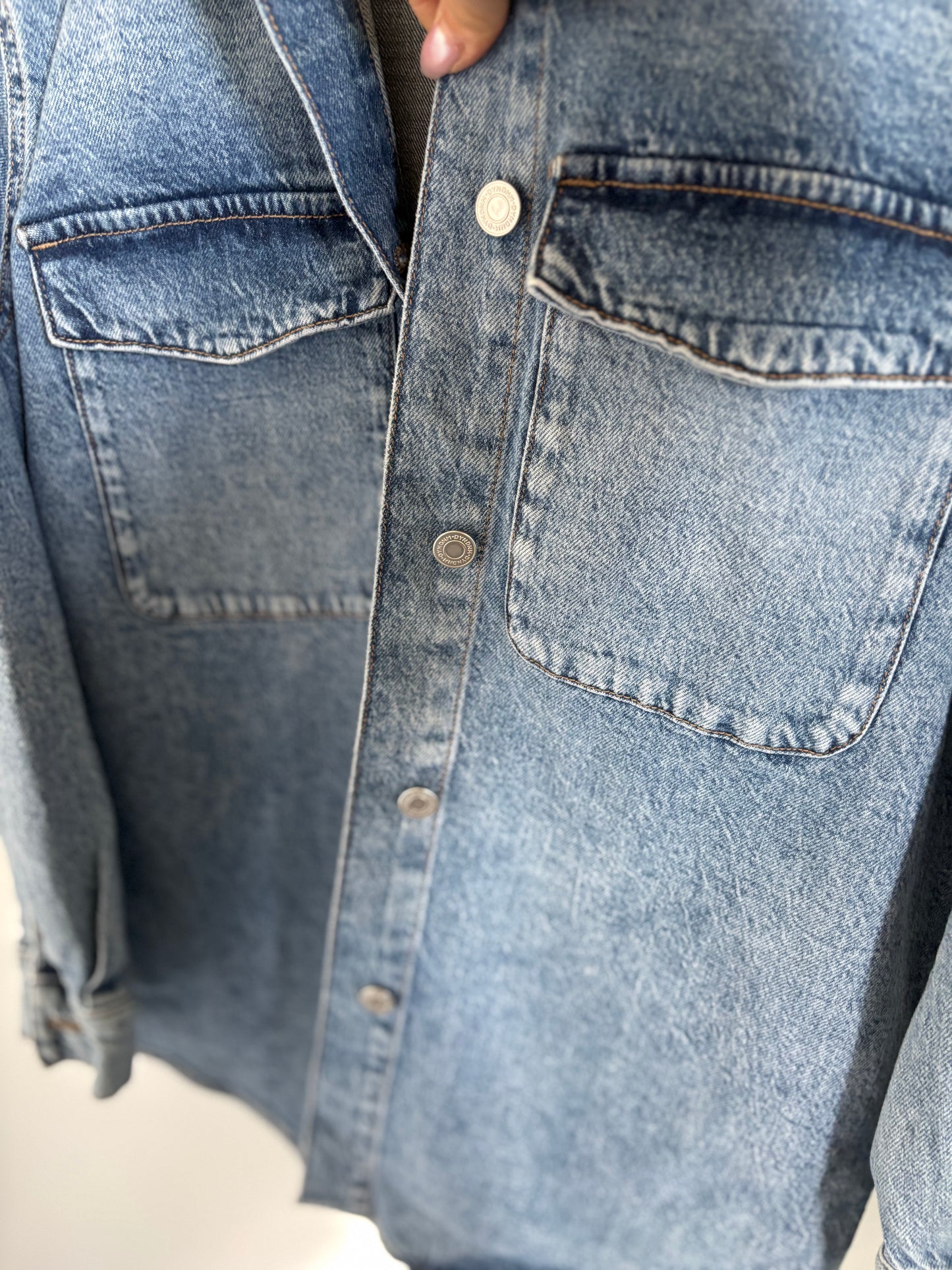 Dynamite Oakland Denim Shirt Jacket | XSmall (very oversized) (O19L4)