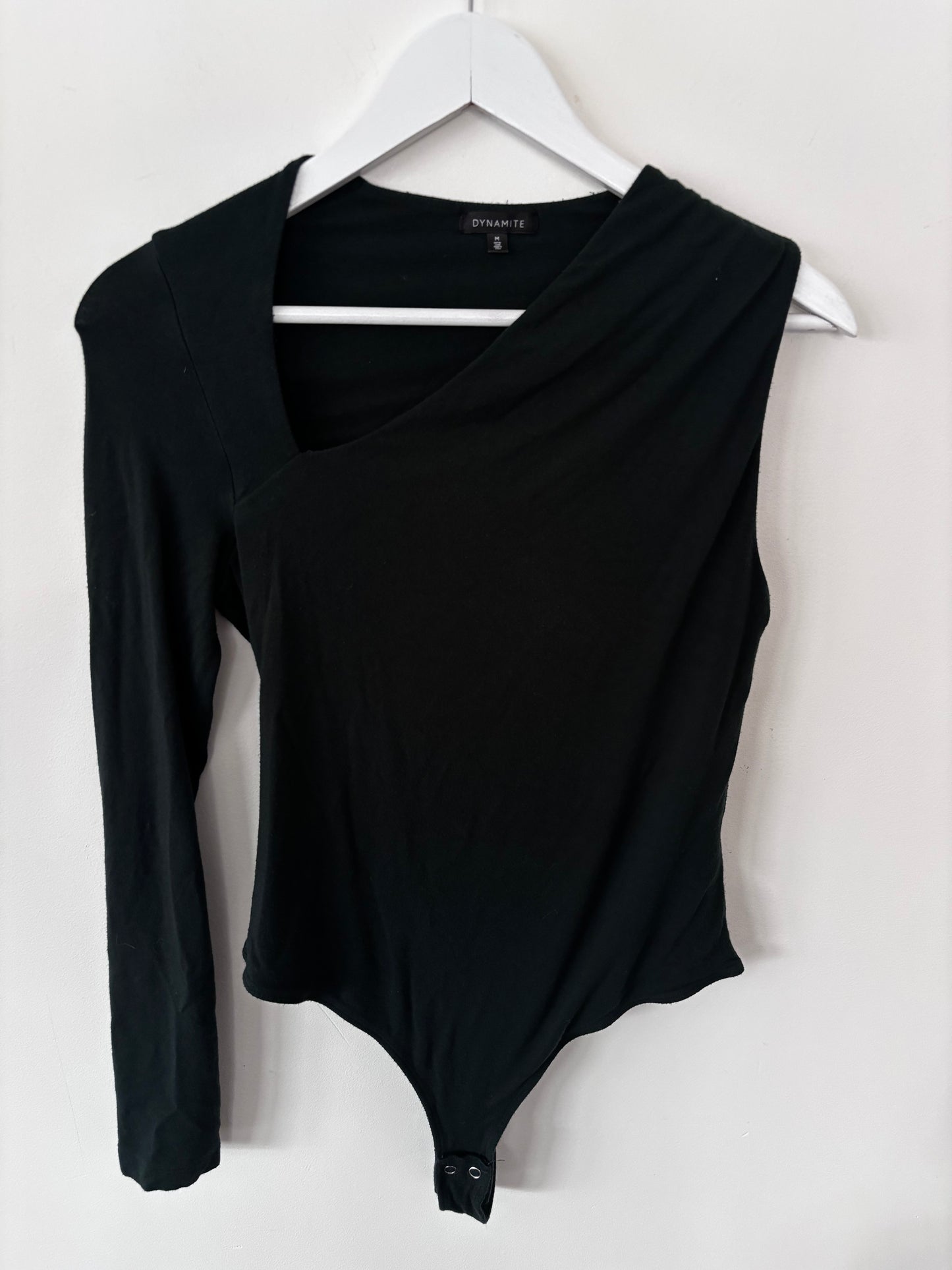 Dynamite Cut Out Dark Green Bodysuit | Sz Medium