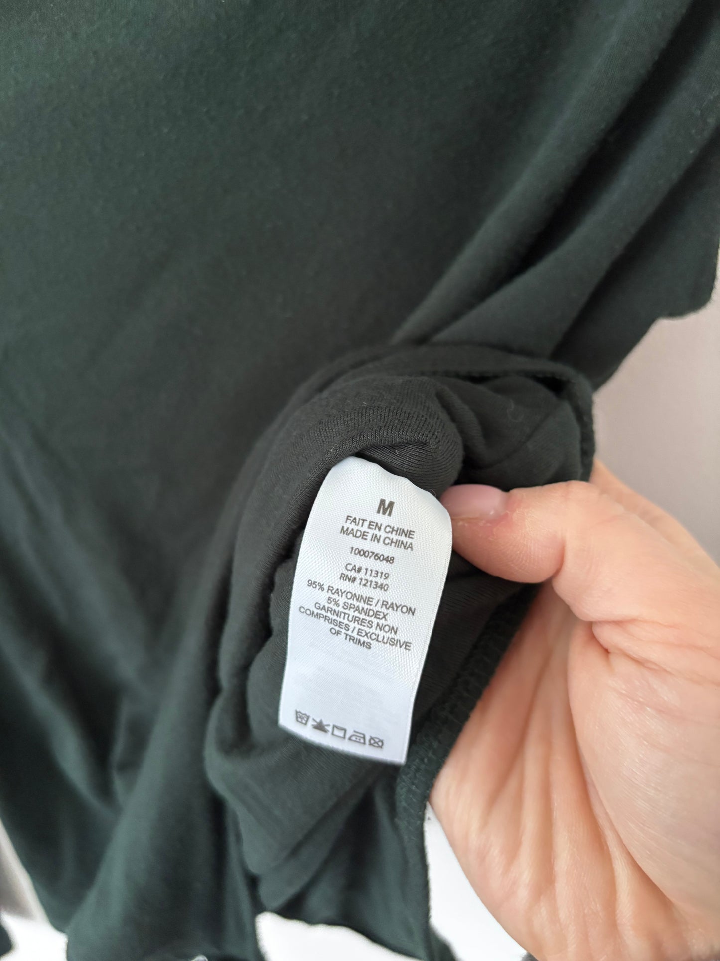 Dynamite Cut Out Dark Green Bodysuit | Sz Medium