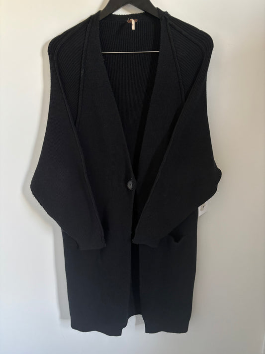 Free People Long Button Cardigan | Oversized Small (OC01C1)