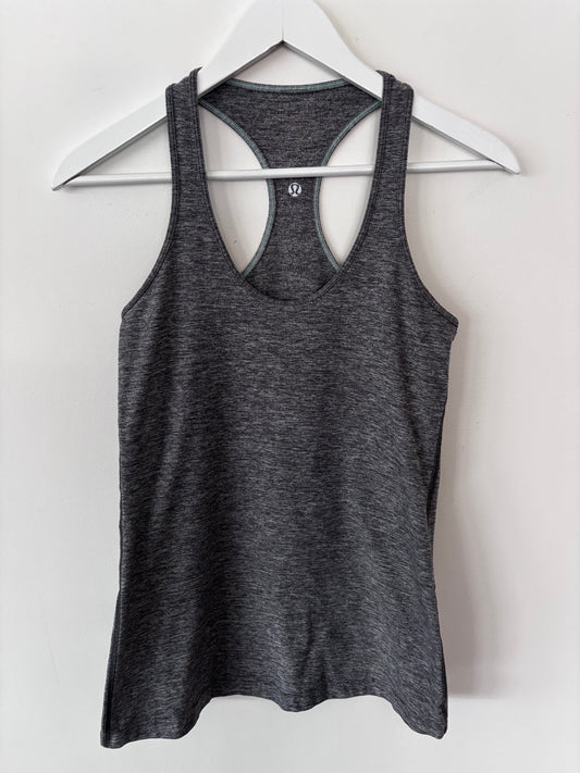 Lululemon Cool Racerback Tank in Grey | Sz 6-8 (medium)