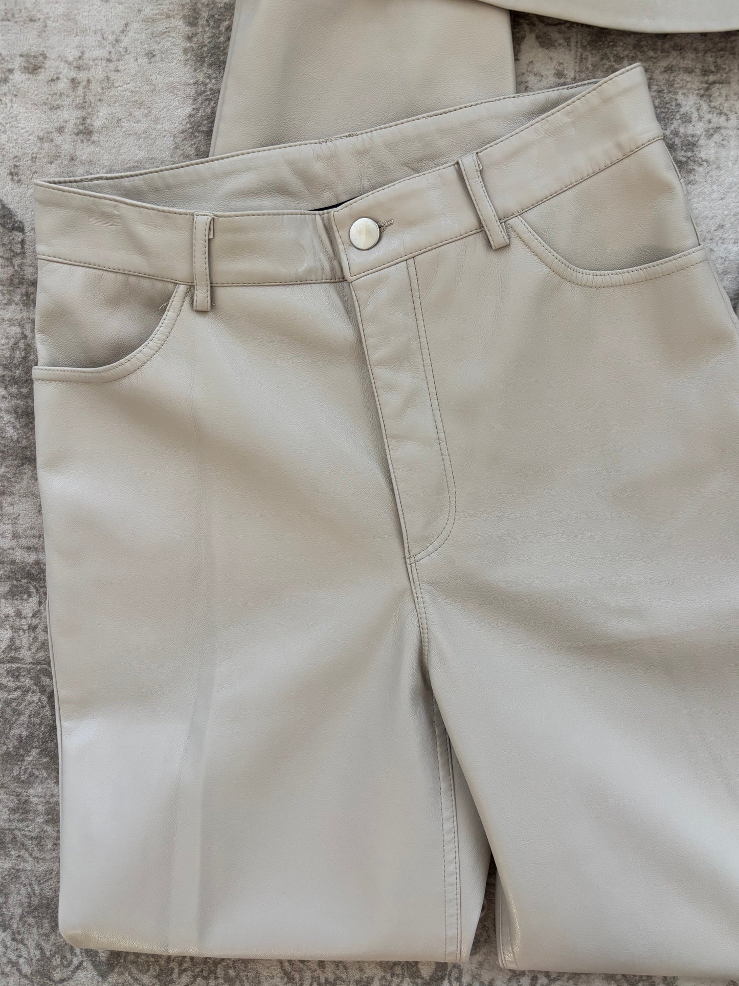 Dynamite Nude Faux Leather Set | Small (O28L4)