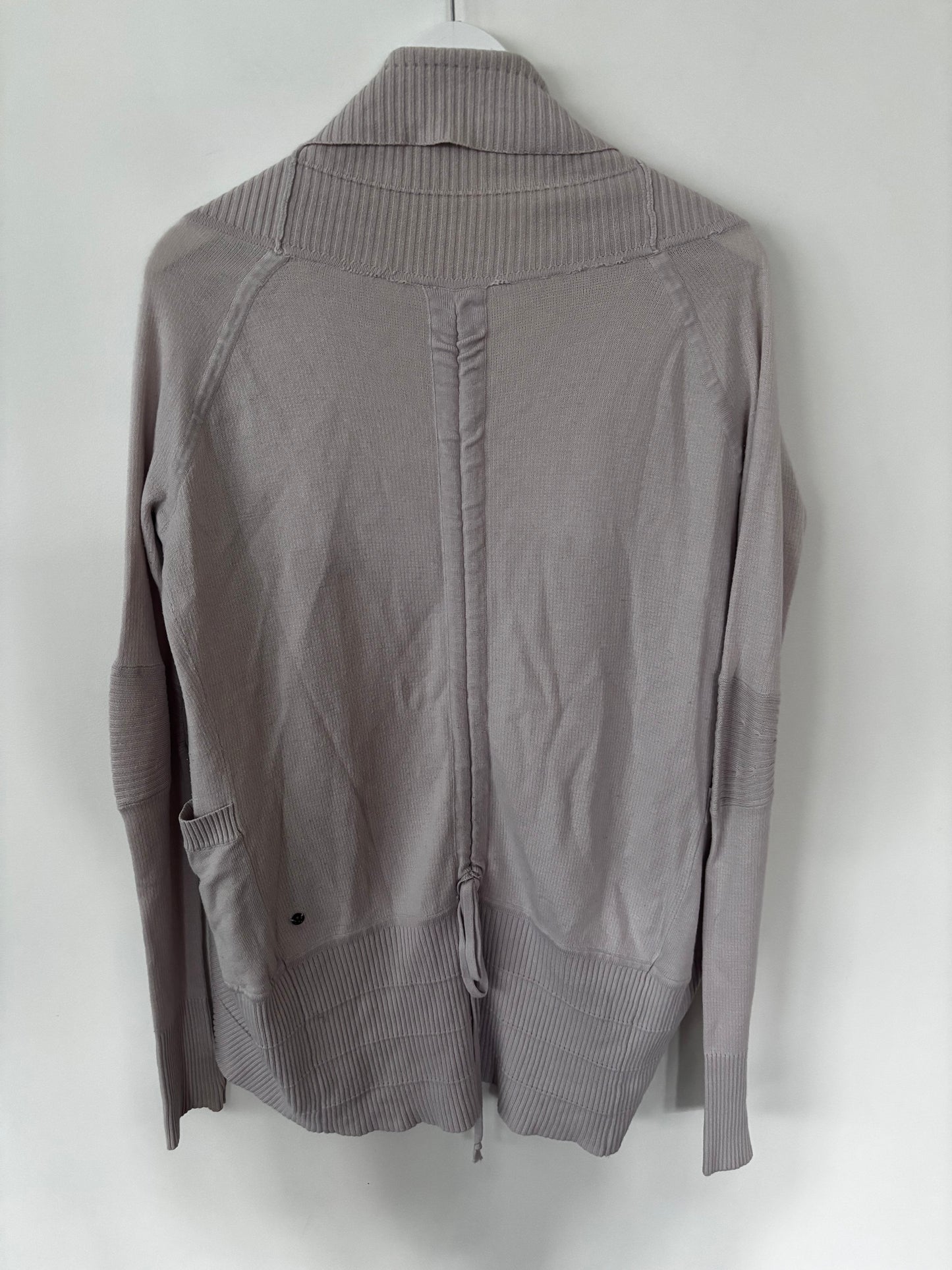 Lululemon Transformation Wrap Cream/Grey Cardigan (flaw) | Sz Small (approx)