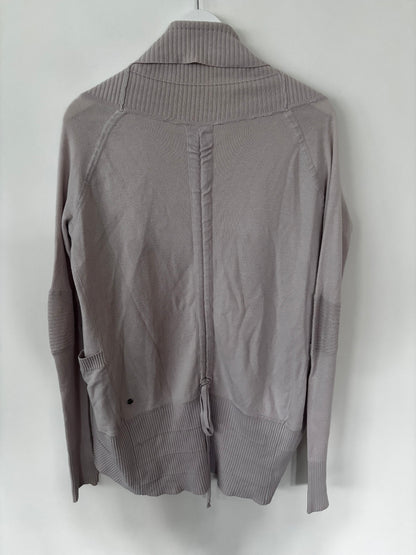 Lululemon Transformation Wrap Cream/Grey Cardigan (flaw) | Sz Small (approx)