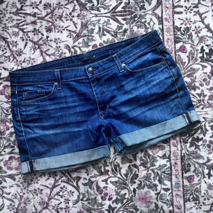 Fidelity Folded Cuff Denim Shorts | Sz 32