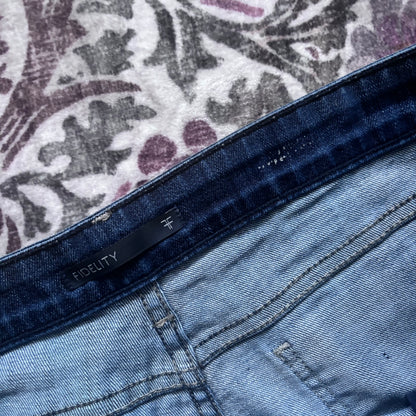 Fidelity Folded Cuff Denim Shorts | Sz 32