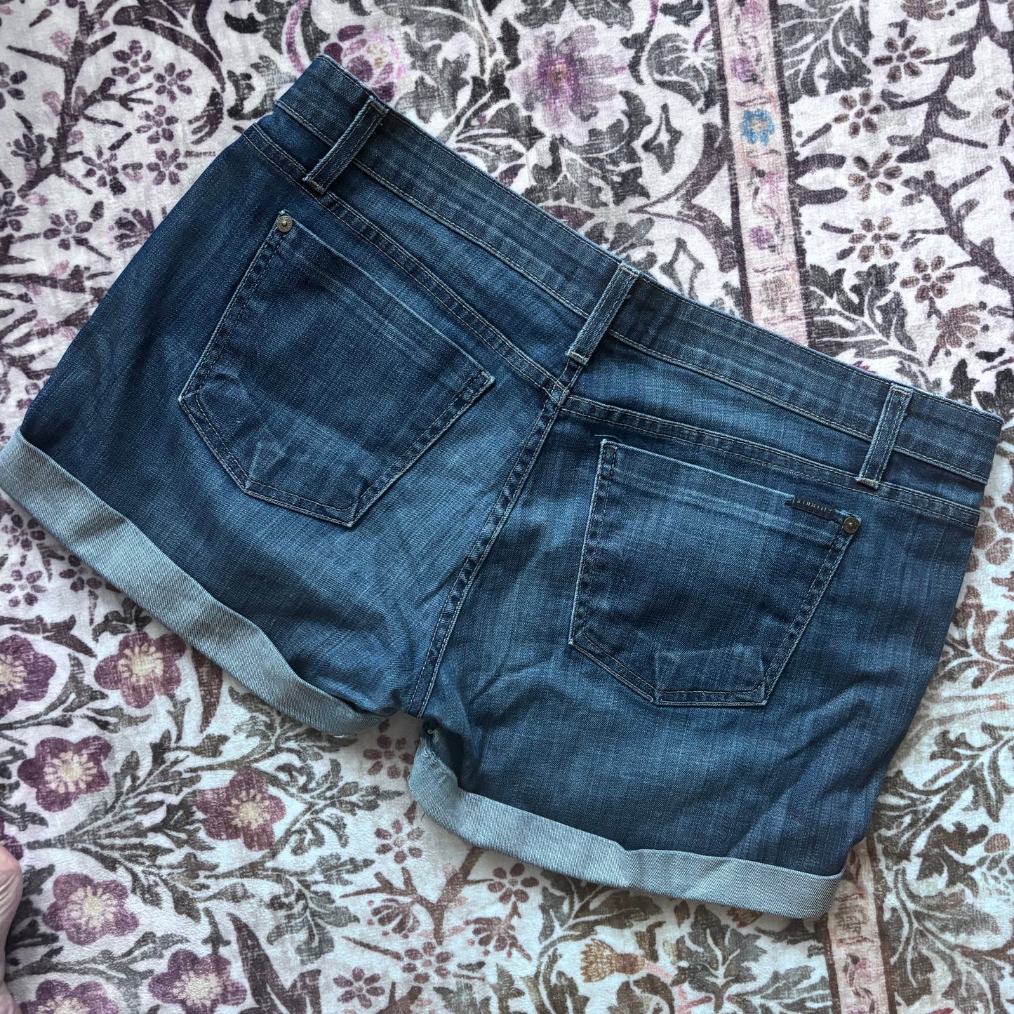 Fidelity Folded Cuff Denim Shorts | Sz 32